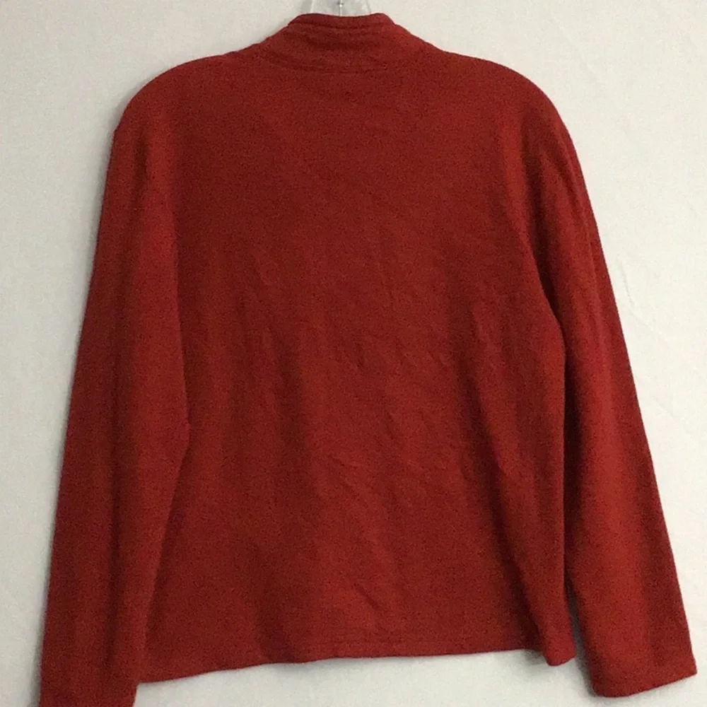 Men’s The North Face 1/4 ZIP Fleece Sz Small Red